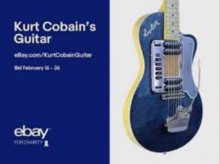 All'asta la chitarra di Kurt Cobain per beneficenza